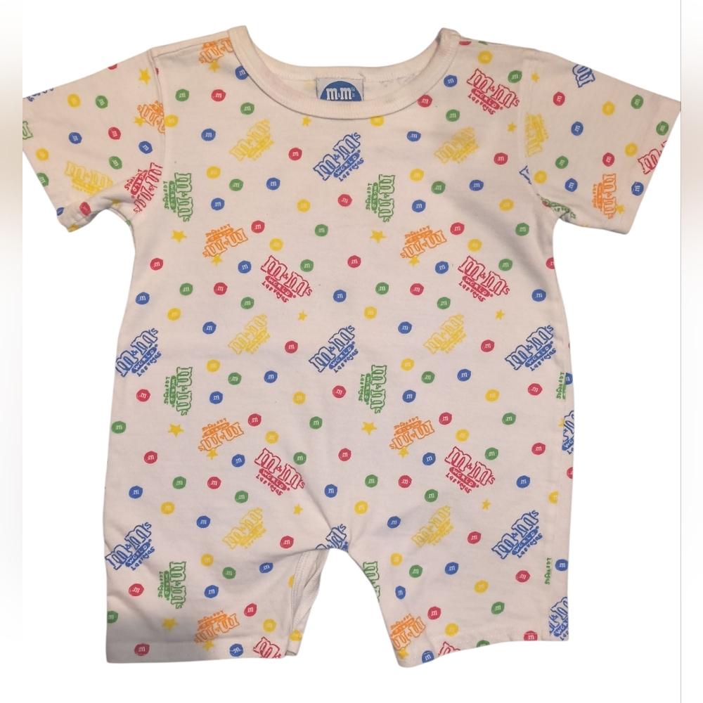 3/$8 Vintage Las Vegas Mini M&M's Romper